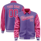 Custom Light Purple Pink Jacket