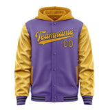 Custom Light Purple Yellow Jacket