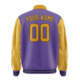 Custom Light Purple Yellow Jacket