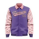 Custom Light Purple Light Pink Jacket