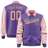 Custom Light Purple Light Pink Jacket
