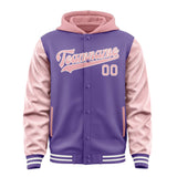 Custom Light Purple Light Pink Jacket