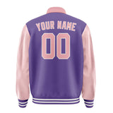 Custom Light Purple Light Pink Jacket
