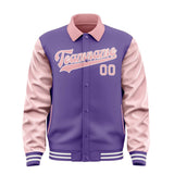 Custom Light Purple Light Pink Jacket