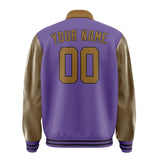 Custom Light Purple Khaki Jacket