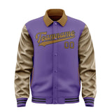 Custom Light Purple Khaki Jacket