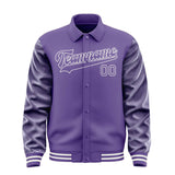 Custom Light Purple Light Purple Jacket