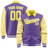 Custom Light Purple Light Yellow Jacket