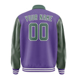 Custom Light Purple Blue Green Jacket