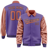 Custom Light Purple Copper Rose Jacket