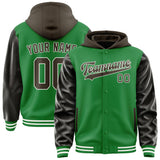 Custom Emerald Green Brown Jacket