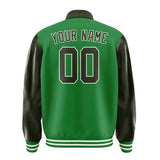 Custom Emerald Green Olive Jacket