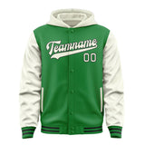 Custom Emerald Green Cream Jacket