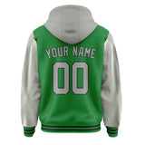 Custom Emerald Green Gray Jacket