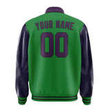 Custom Emerald Green Purple Jacket
