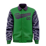 Custom Emerald Green Purple Jacket