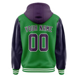 Custom Emerald Green Purple Jacket