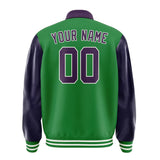 Custom Emerald Green Purple Jacket