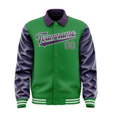 Custom Emerald Green Purple Jacket