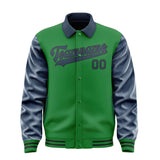 Custom Emerald Green Blue Jacket