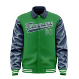 Custom Emerald Green Blue Jacket