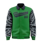 Custom Emerald Green Navy Jacket