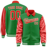 Custom Emerald Green Orange Red Jacket