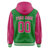 Custom Emerald Green Pink Jacket