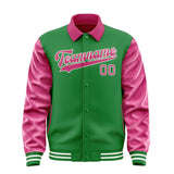 Custom Emerald Green Pink Jacket
