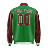 Custom Emerald Green Crimson Red Jacket
