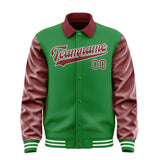 Custom Emerald Green Crimson Red Jacket