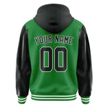 Custom Emerald Green Black Jacket