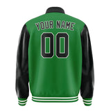 Custom Emerald Green Black Jacket