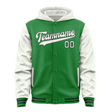 Custom Emerald Green White Jacket
