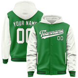 Custom Emerald Green White Jacket