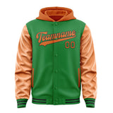 Custom Emerald Green Orange Jacket