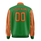 Custom Emerald Green Orange Jacket