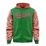 Custom Emerald Green Copper Rose Jacket