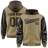 Custom Light Khaki Brown Jacket