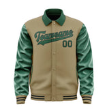 Custom Light Khaki Green Jacket