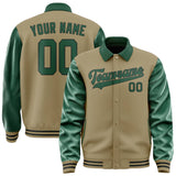 Custom Light Khaki Green Jacket