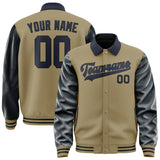 Custom Light Khaki Navy Jacket