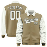 Custom Light Khaki White Jacket