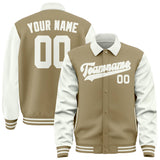 Custom Light Khaki White Jacket