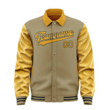 Custom Light Khaki Yellow Jacket
