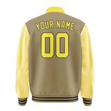 Custom Light Khaki Light Yellow Jacket