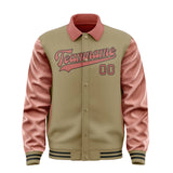 Custom Light Khaki Copper Rose Jacket