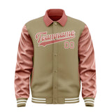 Custom Light Khaki Copper Rose Jacket