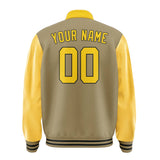 Custom Light Khaki Gold Jacket