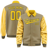 Custom Light Khaki Gold Jacket
